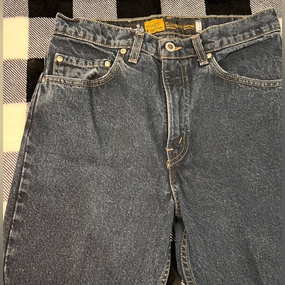 Levi Strauss & Co. Silver Tab MEN’S Straight & Narrow jeans 30x33 Dark Blue - Picture 2 of 6